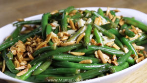 Sauté Green Beans with Slivered Almonds